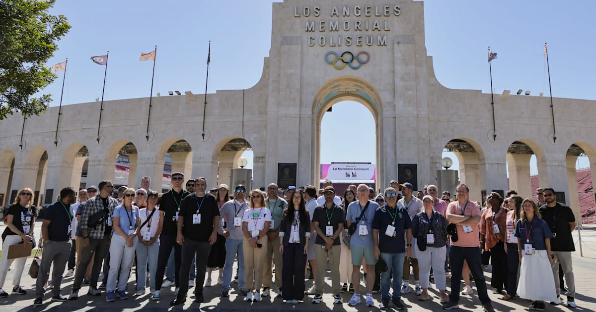 LA28 presents plans to world's press and broadcasters