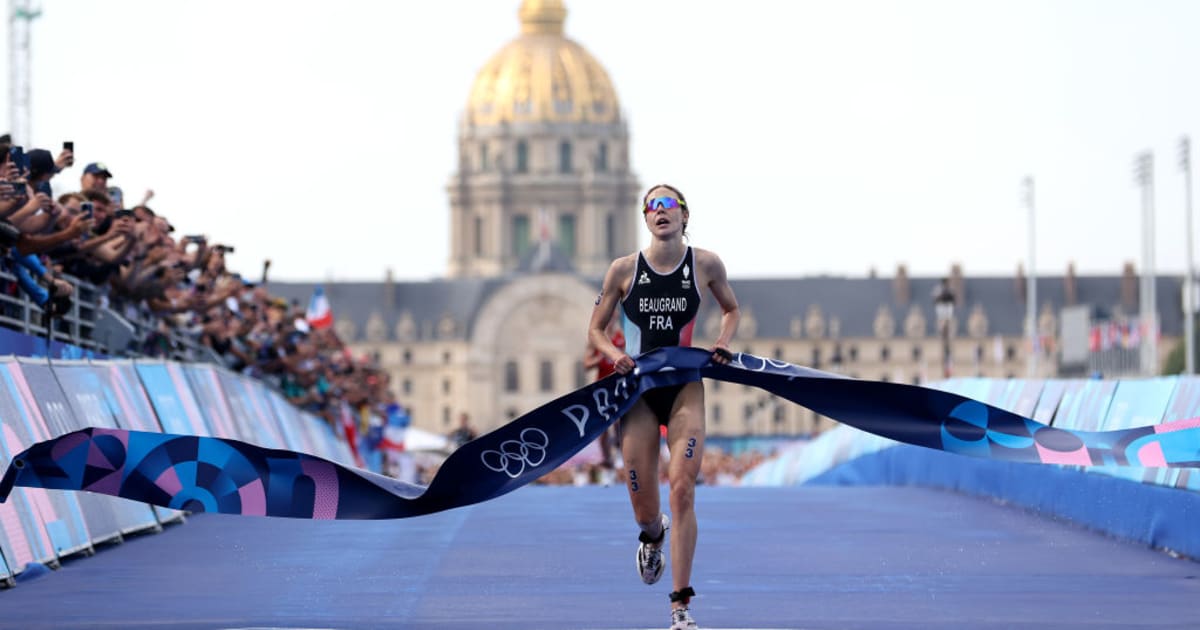 JO de Paris 2024 Triathlon Cassandre Beaugrand s'offre la médaille