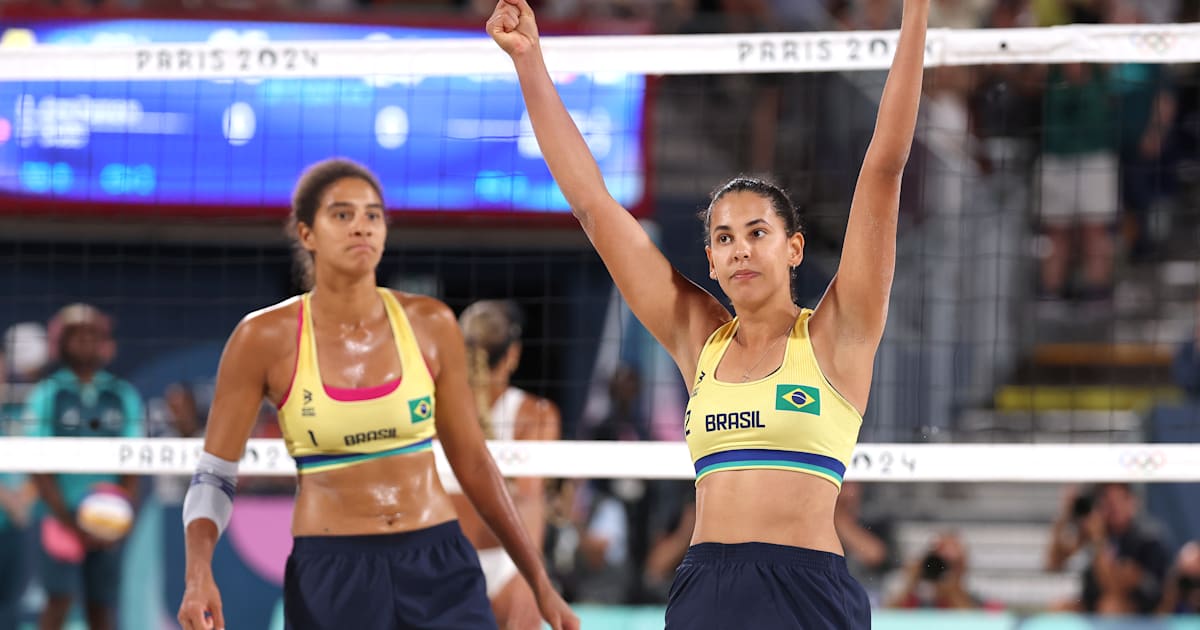 Paris 2024 beach volleyball All results, as Ana Patricia and Duda spike women’s gold