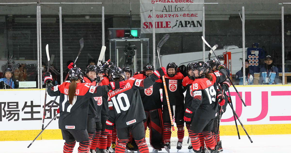 Women's Ice Hockey Final Olympic Qualification 2025 Japan outclass PR