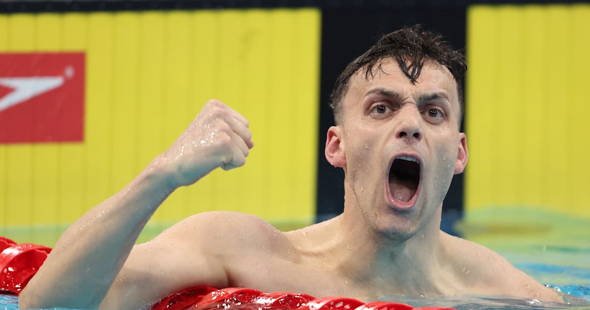 European Aquatics Championships 2026: Great Britain wins 4x200m relay at European Aquatics Championships in Paris