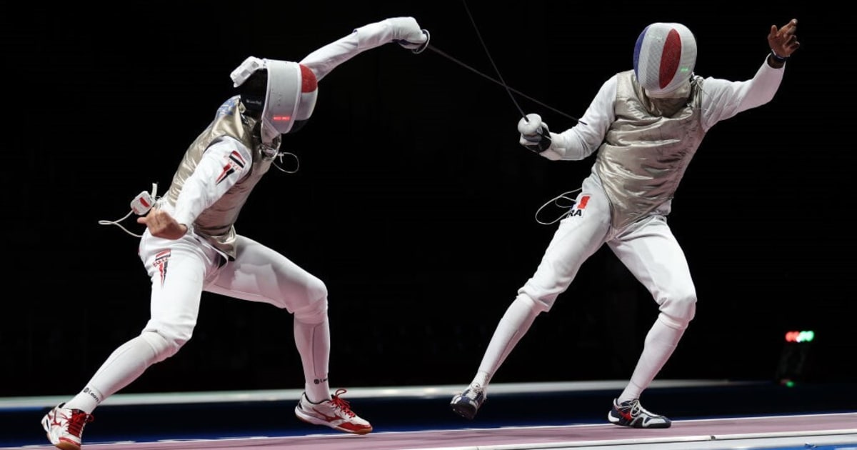 Red Piste Men's Foil Team Fencing Tokyo 2020 Replays