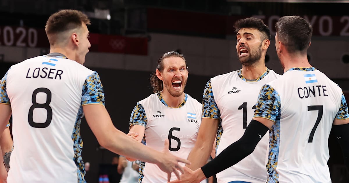 Campeonato Sudamericano de Voleibol 2023 masculino Argentina vs