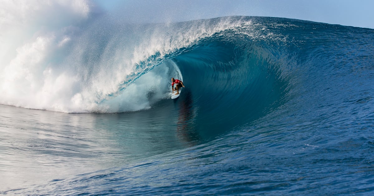 WSL Tahiti Pro Dingue, impressionnante, exceptionnelle... Defay