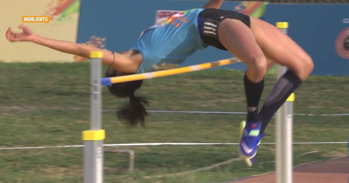 Pooja Singh wins high jump title | Khelo India University Games 2025 ...