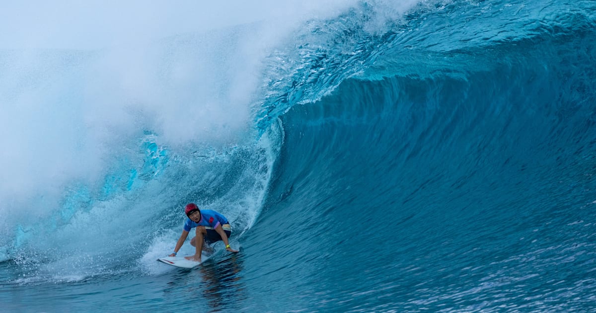 Une première journée de compétition époustouflante à Teahupo’o où les femmes dominent la compétition