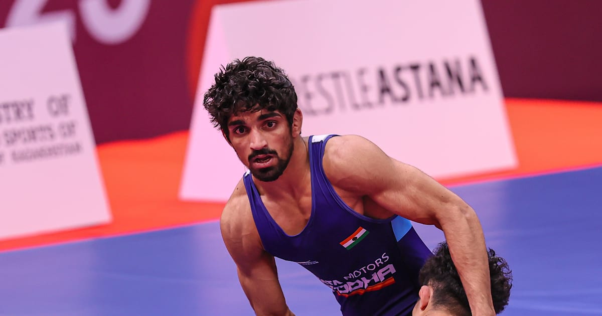 Zagreb Open 2024 wrestling Aman Sehrawat wins gold medal