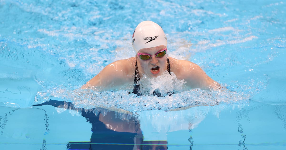 U.S. swimmer Lydia Jacoby, 17, wins women's 100m breaststroke gold