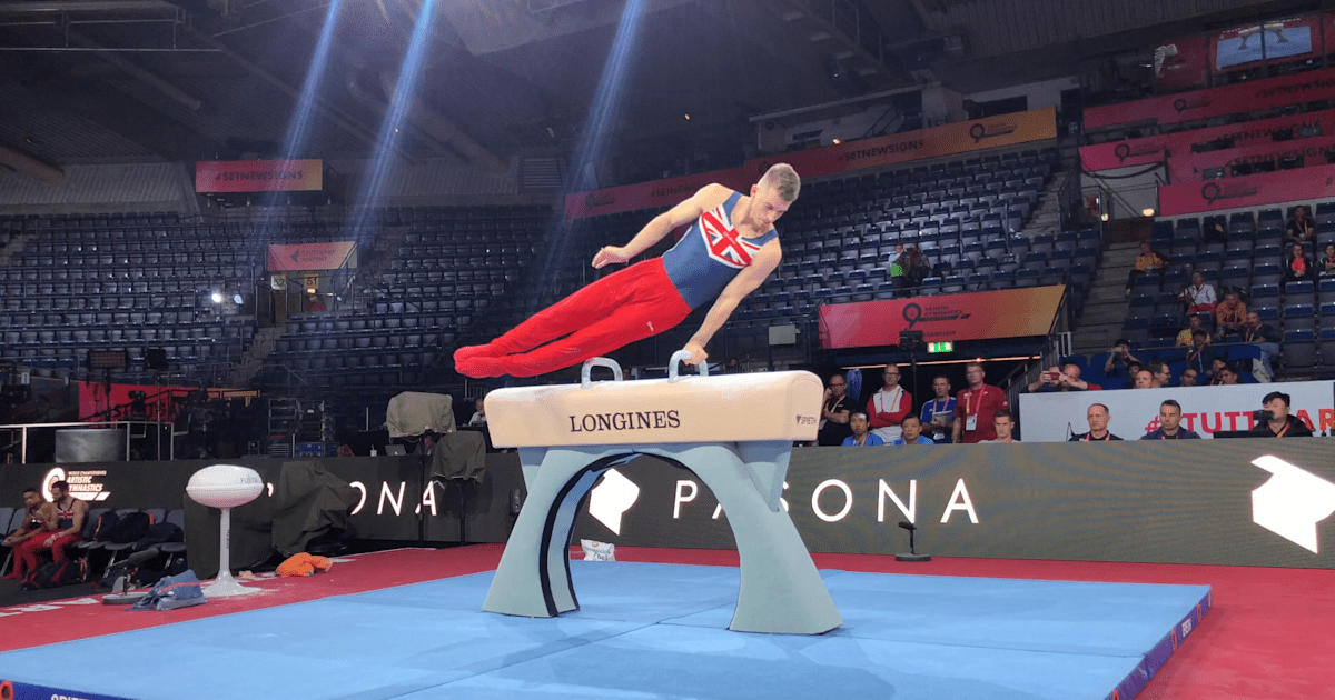 WATCH Max Whitlock's pommel horse practice at podium training
