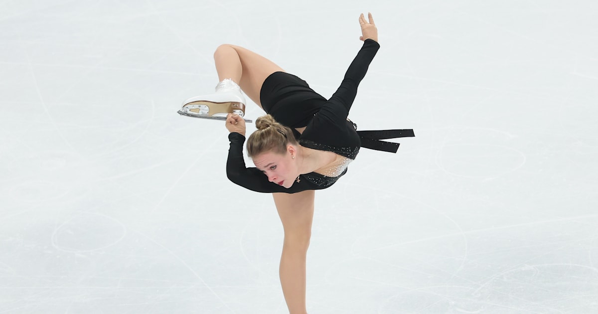 European Figure Skating Championships 2025 Anastasiia Gubanova takes
