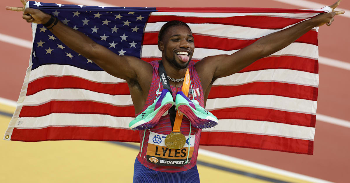 USA's track world champion Noah Lyles targets unexpected quadruple at