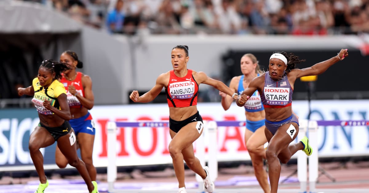 世界陸上競技選手権東京2025：スイスのディタジ・カンブンジは、女子100mハードルで衝撃的な勝利を獲得します-olympics.com
