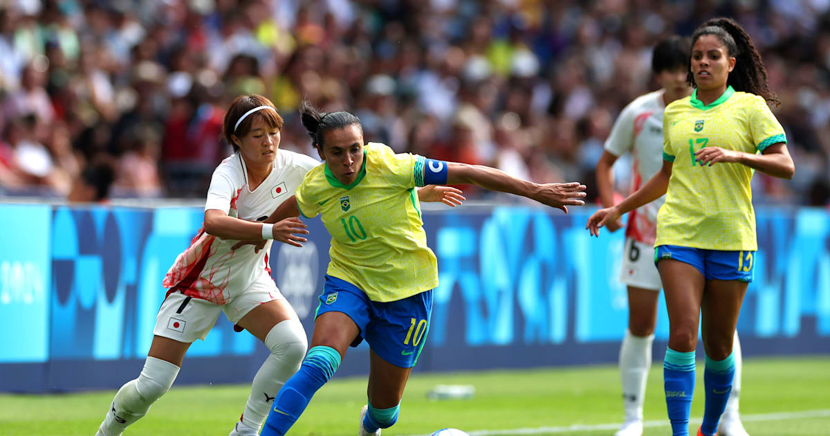 Le Japon tourne dans les arrêts de jeu et inflige la première défaite du Brésil en football féminin aux Jeux Olympiques