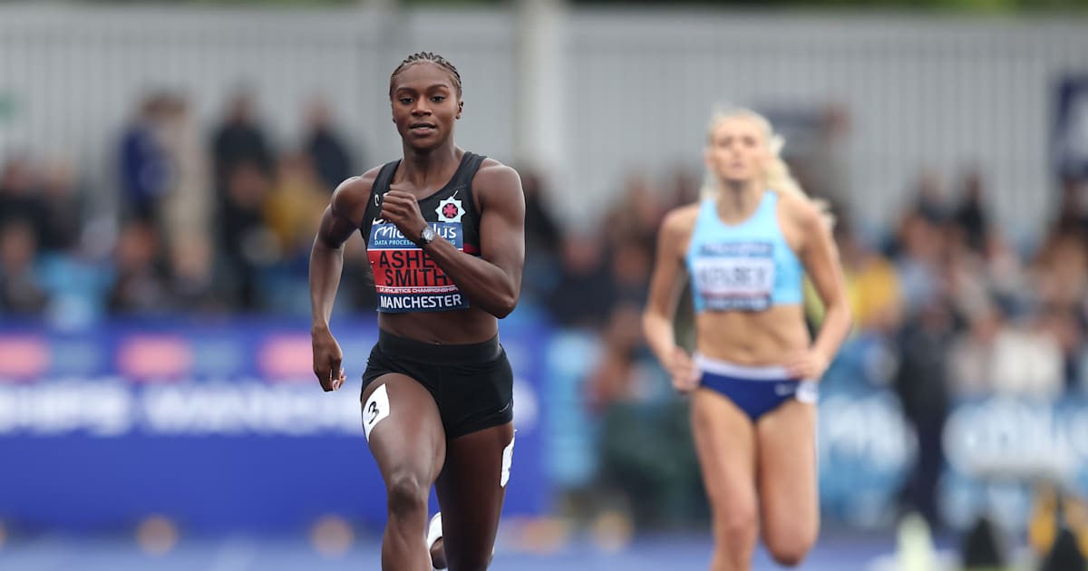 Asher-Smith and Hudson-Smith win 200m titles, Kerr misses out