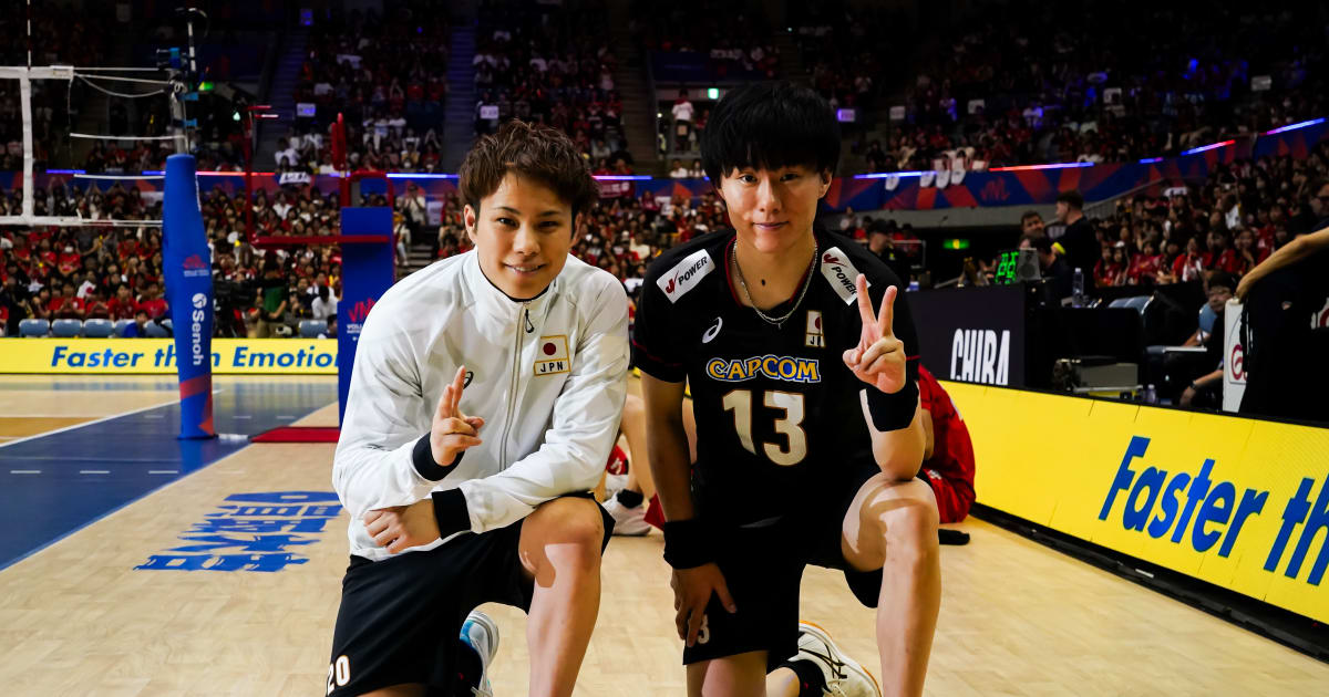 VNL決勝ラウンド初戦ポーランド戦 小川智大と山本智大、リベロの