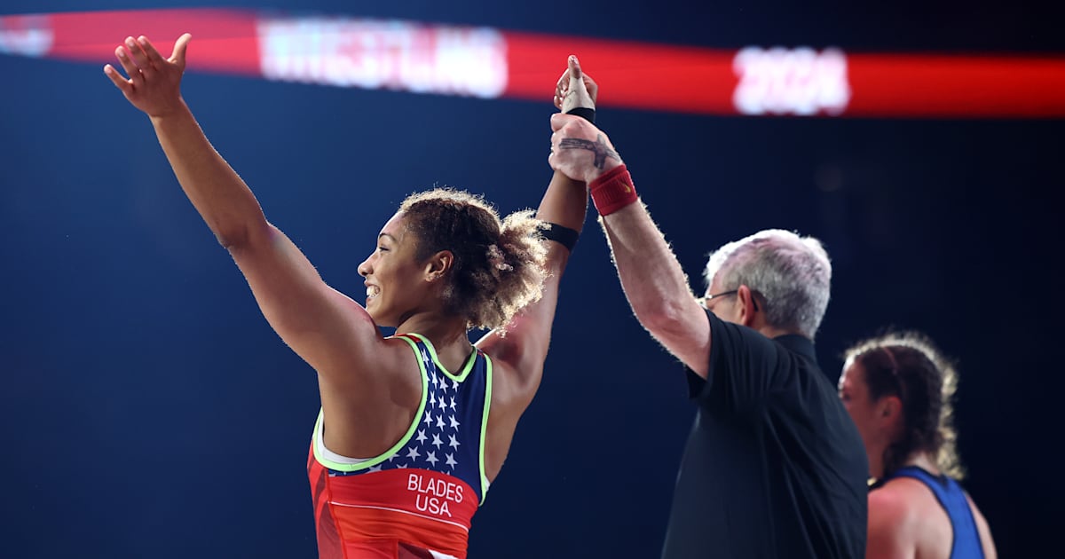U.S. wrestler Kennedy Blades 'The goal is Olympic gold'