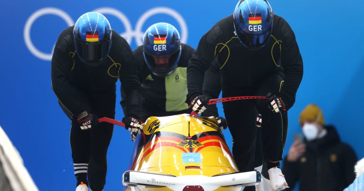 男子4人乗り 公式練習 5 & 6 ボブスレー 北京 2022 リプレイ