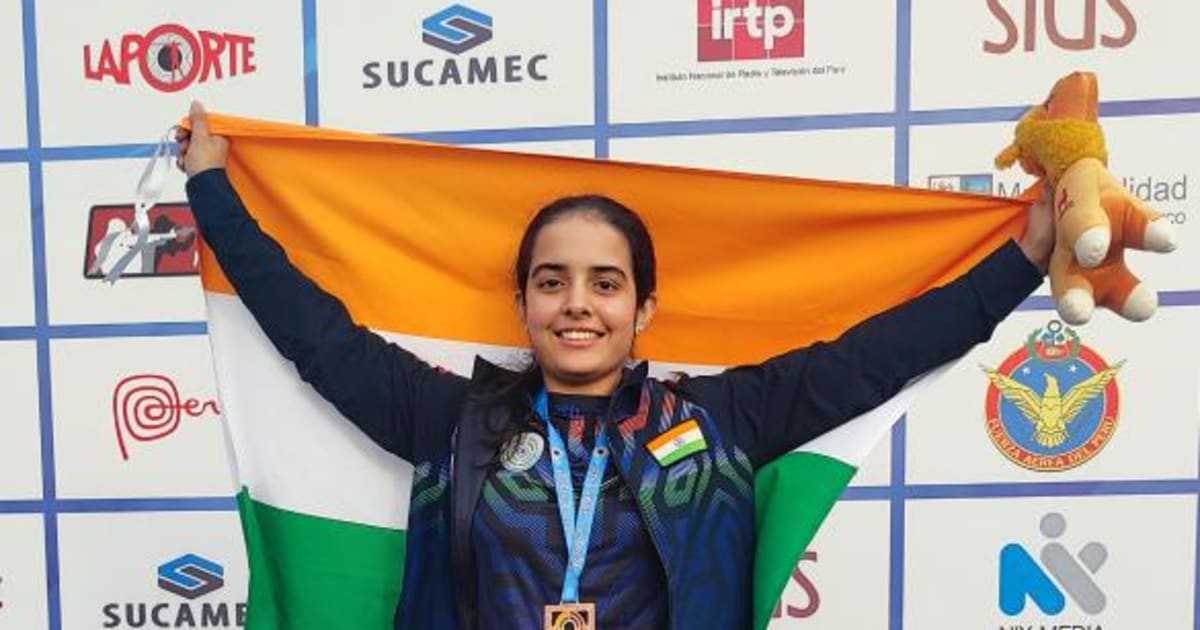 ISSF Junior World Championship 2024 Khushi wins bronze medal in 50m