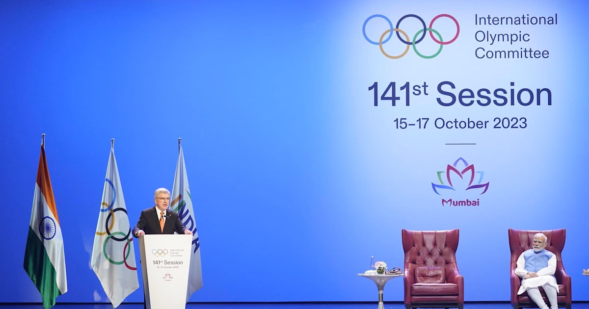 Announcement by the IOC President in his opening speech at the 141st IOC Session in Mumbai about his intention to launch Olympic e-sports games