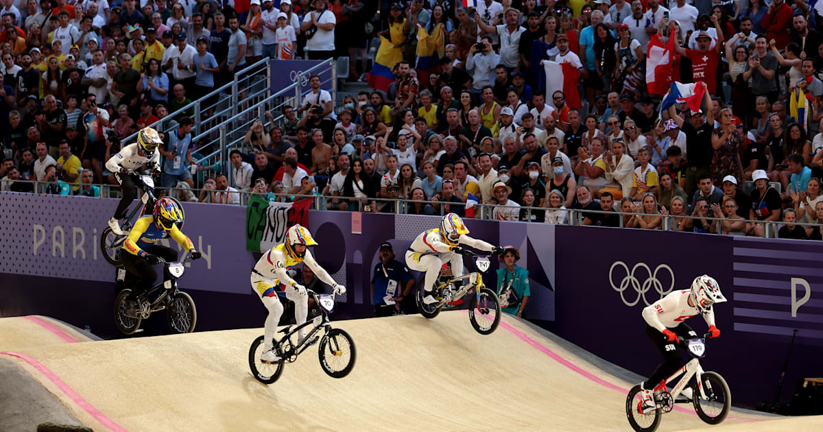 Men's Semifinals Run 3 | Cycling BMX Racing | Olympic Games Paris 2024