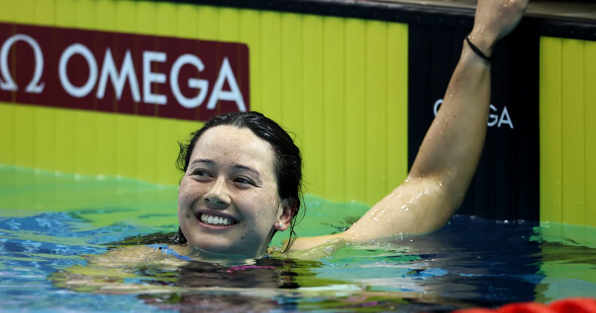Siobhan Haugheyはマーキーイベントで勝利を収め、Mare Nostrum Monaco 2025で女性の200mフリースタイルを主張しています。