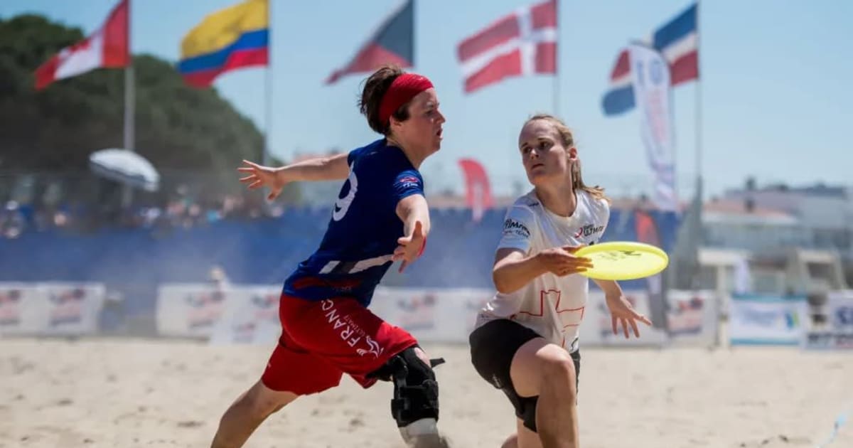 Flying Disc Women’s Final WFDF 2023 World Beach Ultimate