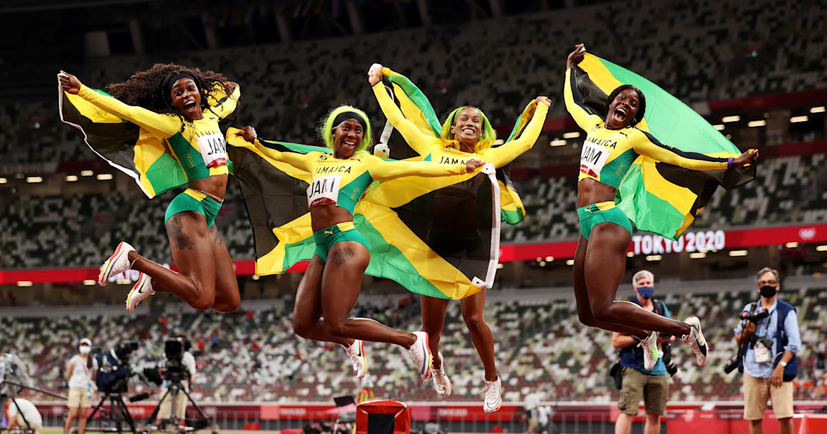 relais-4-x-100-m-femmes-les-jama-caines-titr-es