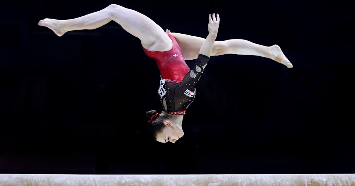 Gimnasia Artística Laura Casabuena (ESP) y Ángel Barajas (COL