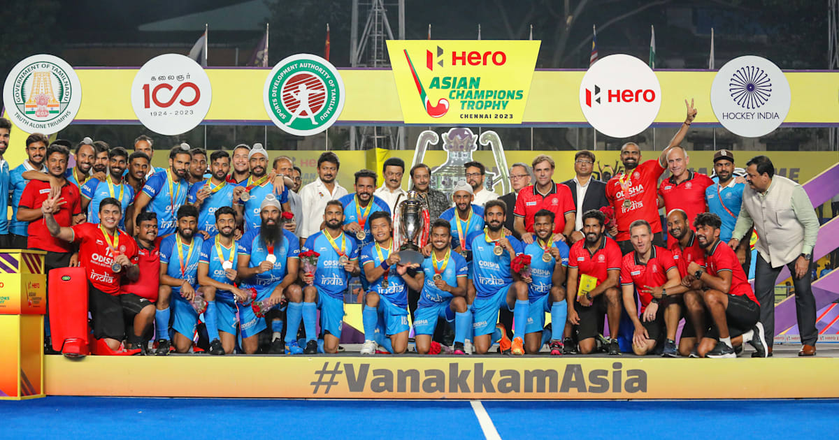 Asian Champions Trophy 2023 hockey India win title after beating