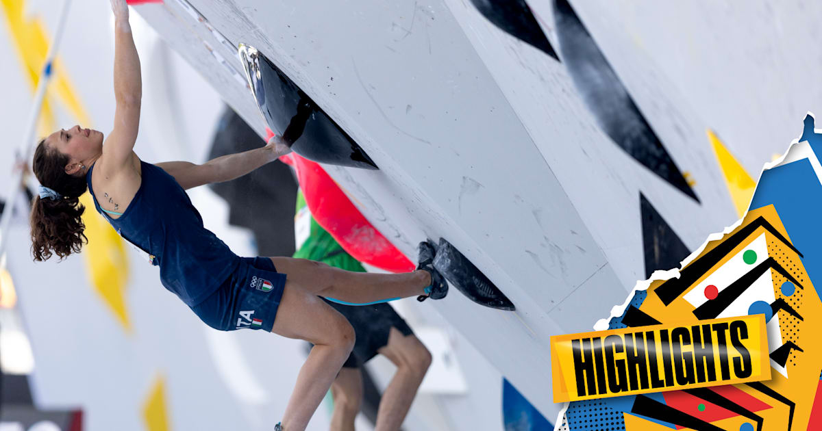 Highlights Sport Climbing Olympic Qualifier Series 2024 Boulder