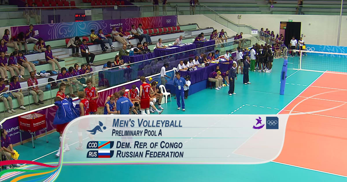 COD v RUS - Men's Volleyball | 2010 YOG Singapore