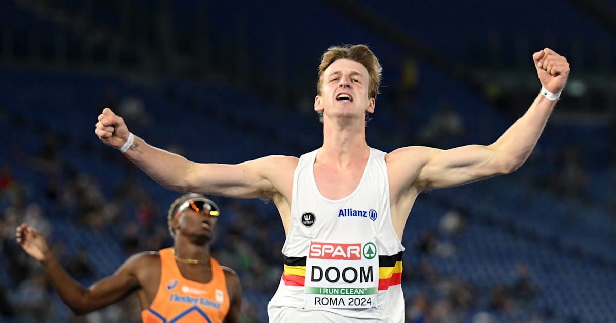 European Athletics Championships 2024: Alexander Doom breaks Championship record to take gold in men’s 400m final