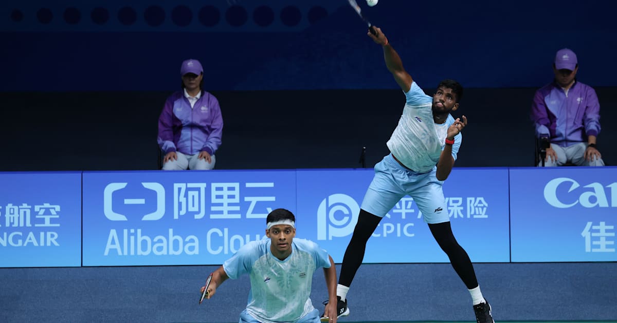 Asian Games 2023 badminton final India in men s doubles gold