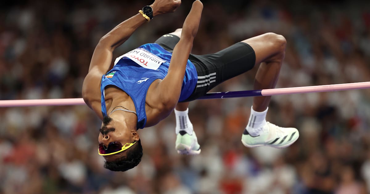 Nishad Kumar wins silver medal in high jump