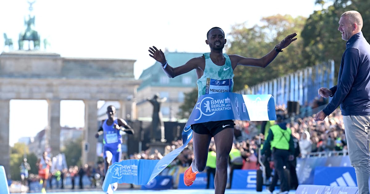 2024 Berlin Marathon Ethiopia's Milkesa Mengesha and Tigist Ketema win