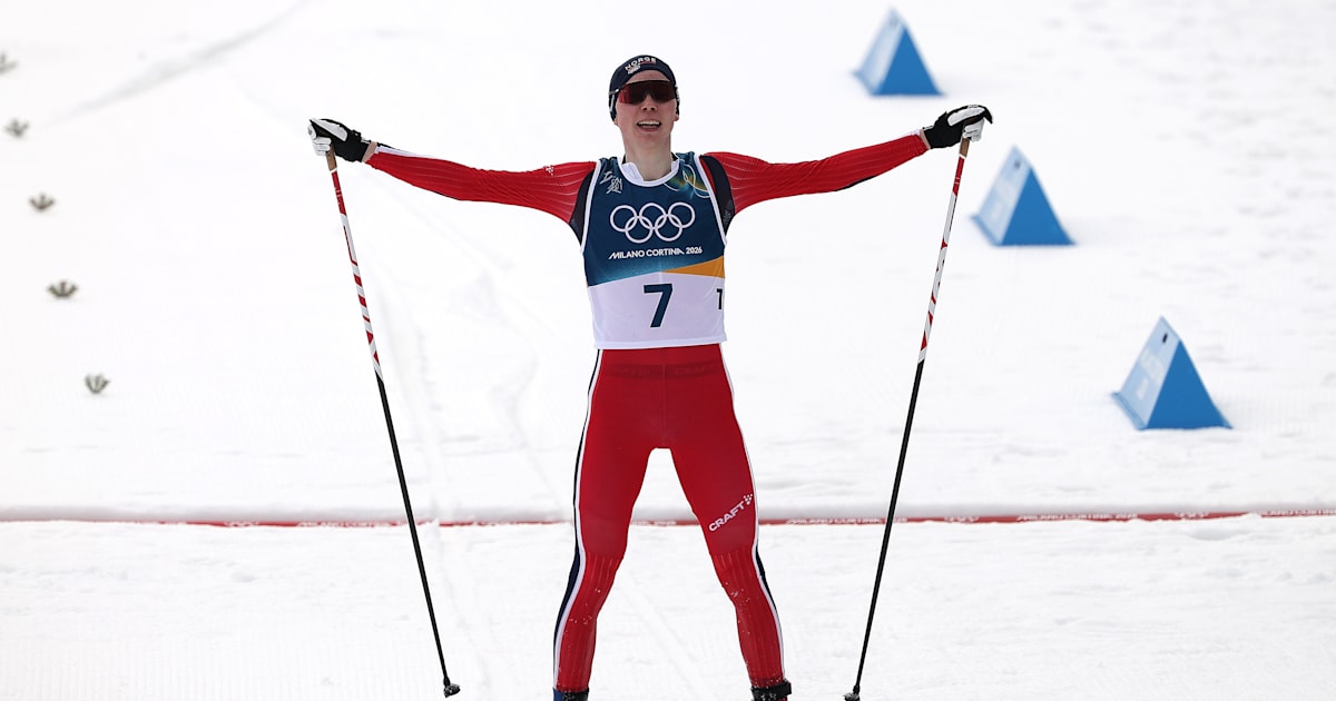 Winter Olympics 2026: Jens Lurås Oftebrø unleashes late sprint to claim ...