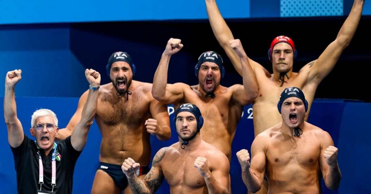 ItaliaMontenegro, terza partita del Settebello a Parigi 2024