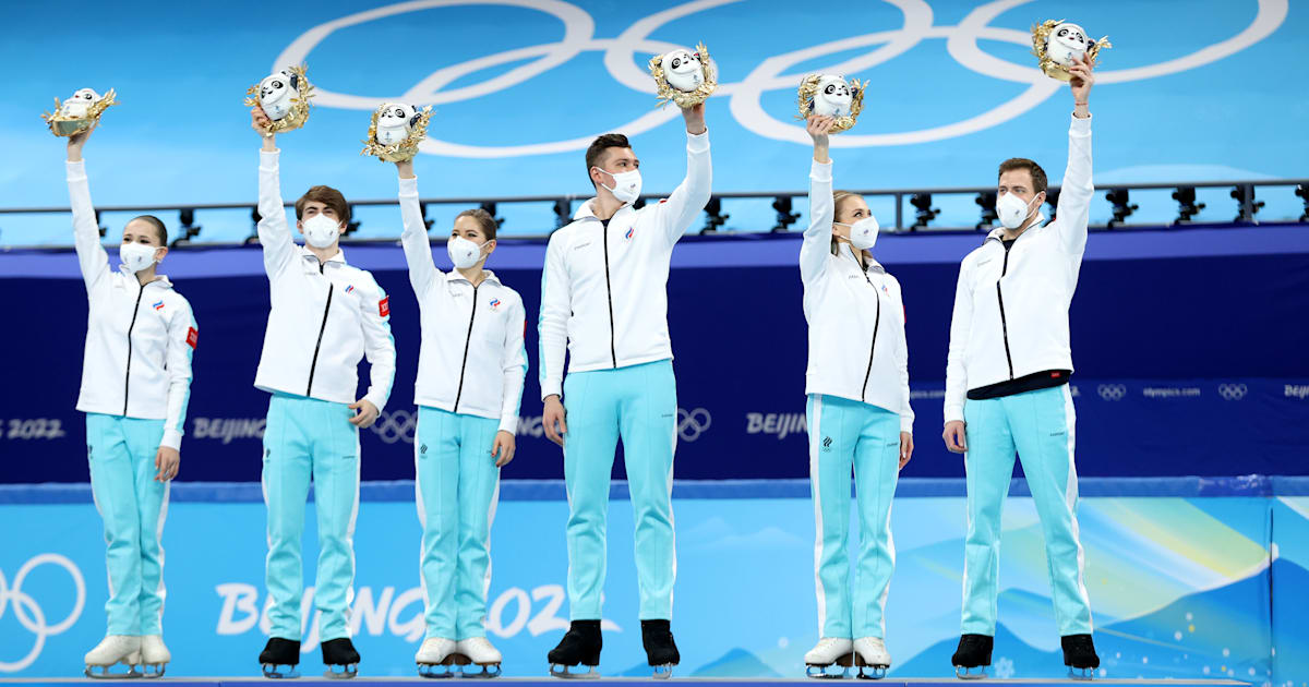 Beijing 2022 Olympics medal update ROC win gold in figure skating team