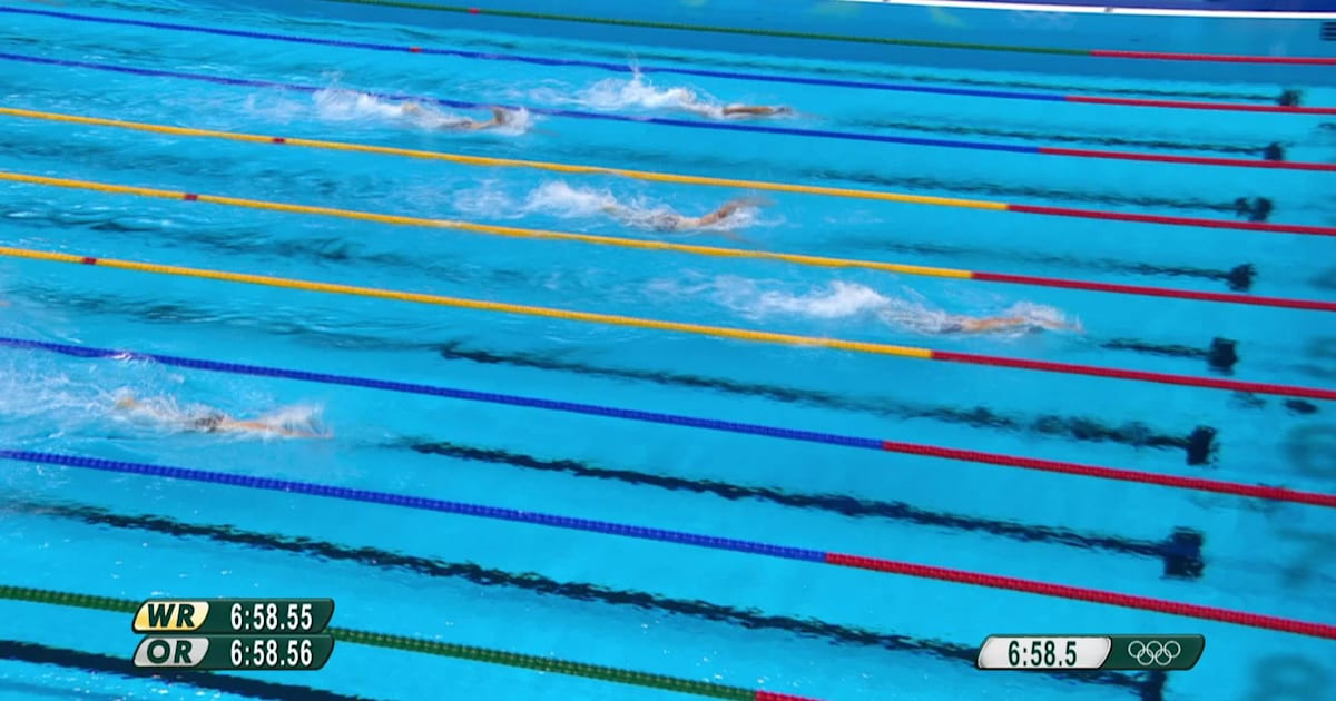 USA men win 4x200m Freestyle Relay gold