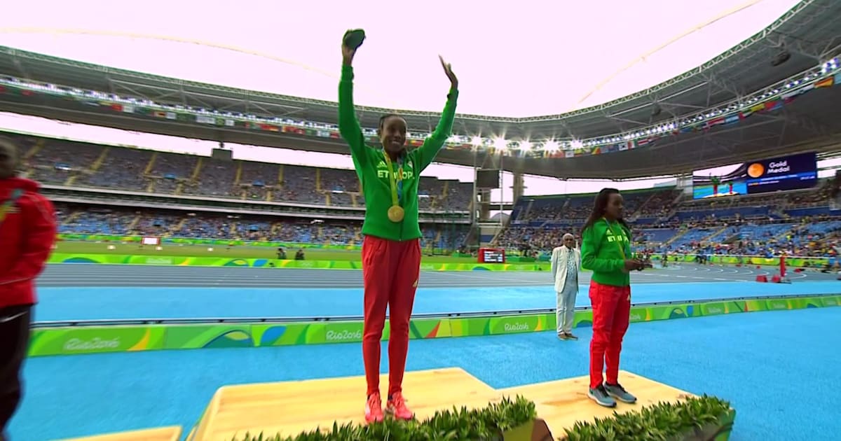 Reviviendo Río final femenina de los 10.000 metros