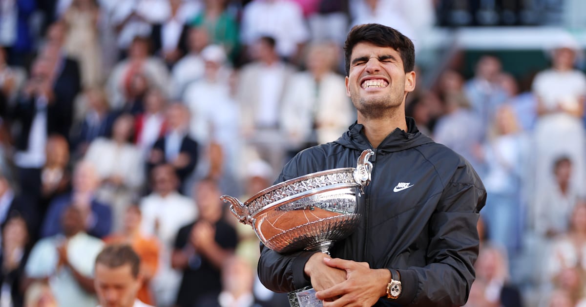 Carlos Alcaraz wins French Open for the third major title of his career, beating Alexander Zverev in the final