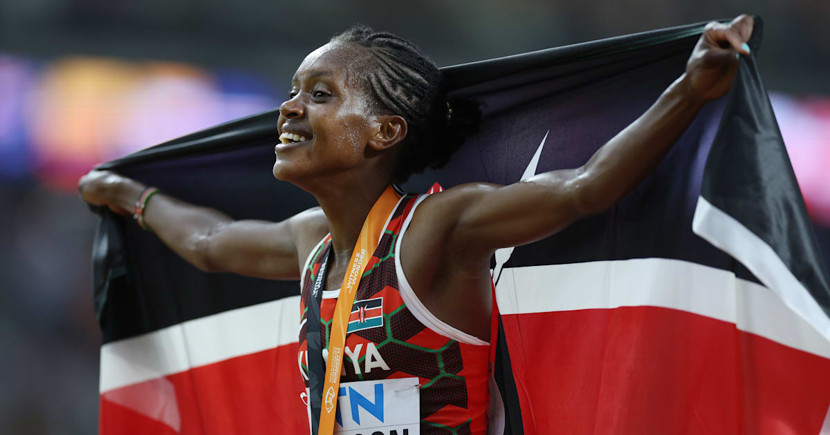 World Athletics Championships 2023: Faith Kipyegon Completes 1500m ...