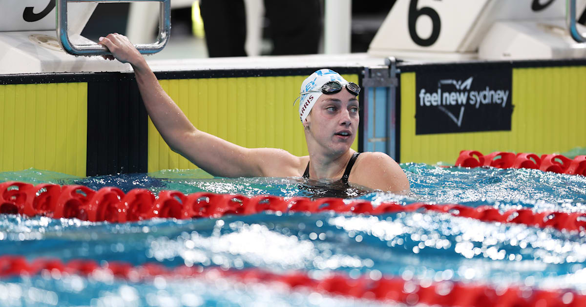 Pan Pacific Swimming Championships 2026: Meg Harris beats Gretchen Walsh to win women's 100m freestyle final