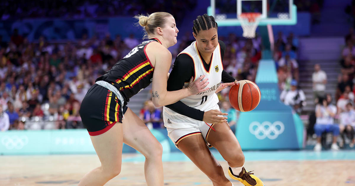 Basketball bei Paris 2024 Deutsche Frauen feiern bei OlympiaDebüt