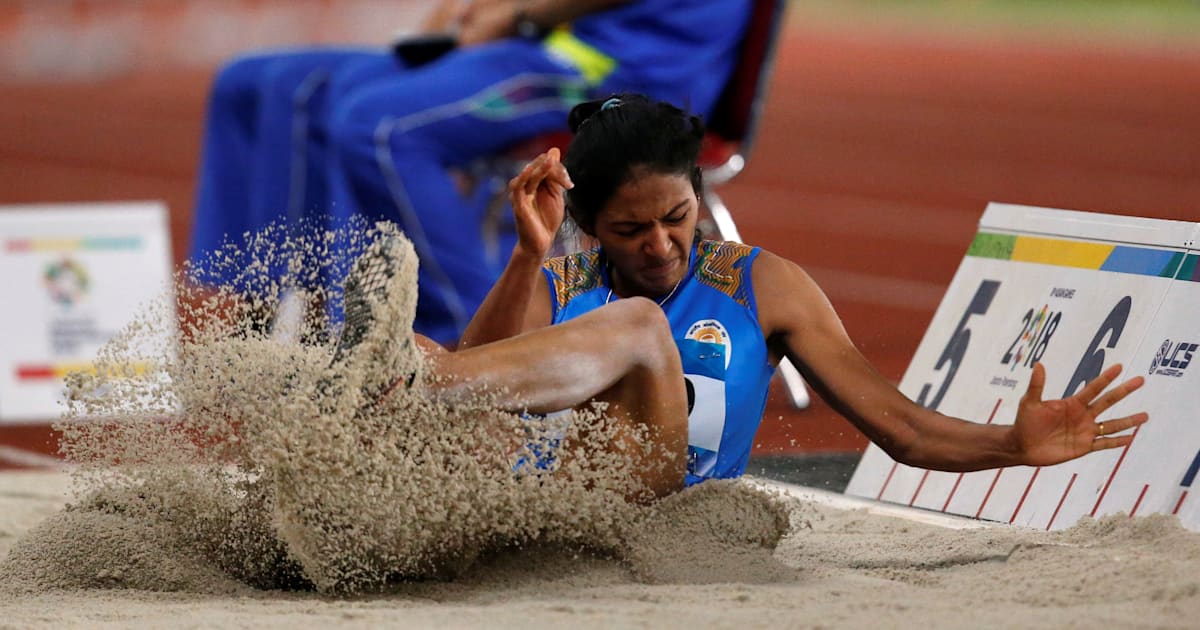 Nayana James beats Asian champion to win gold medal in long jump at