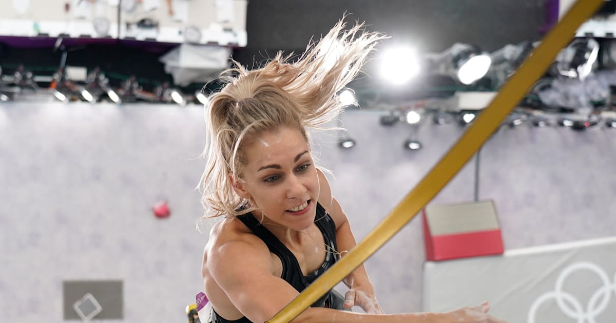 Александра мирослав фото Sport Climbing World Cup Wujiang 2024: Wu Peng and Aleksandra Miroslaw win speed