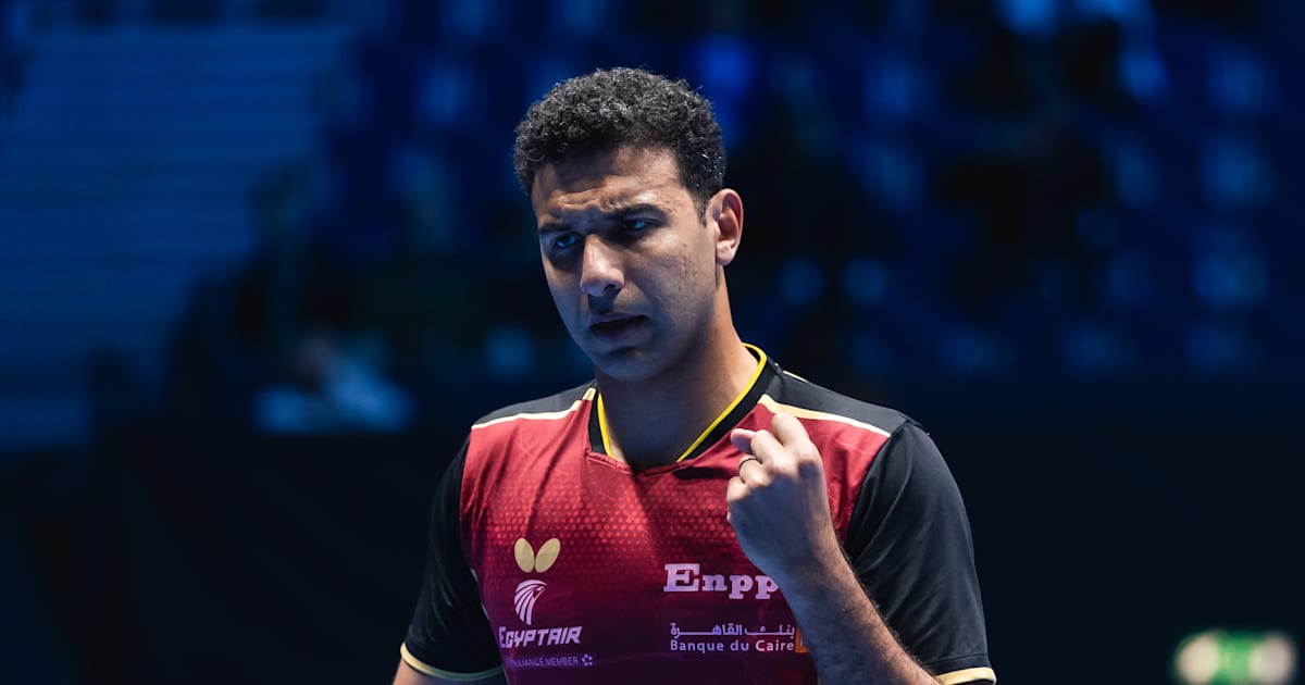 Table tennis: Egypt's Omar Assar 