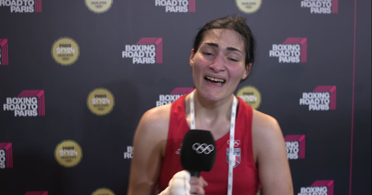 "Just for my father!" The emotional reaction of boxer Angela Carini