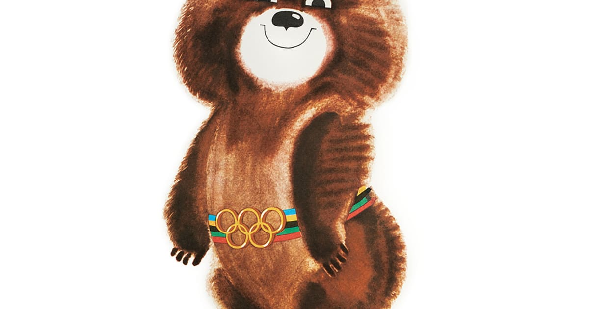 モスクワ1980オリンピックマスコット - 写真とヒストリー