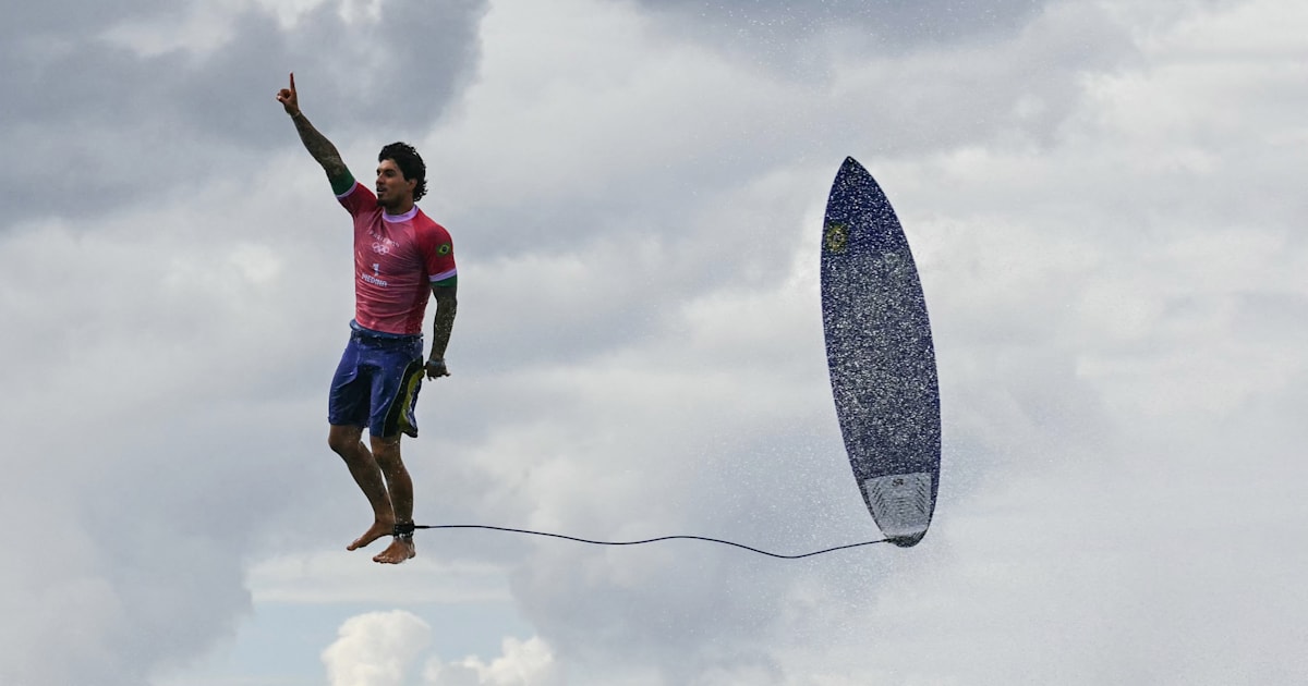 Viral image of Gabriel Medina from Paris 2024 takes top prize at World Sports Photography Awards 2025